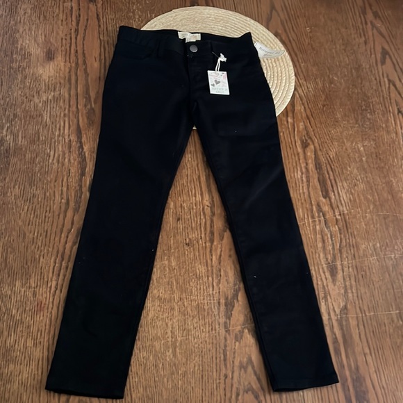 Forever21 Girls Black Skinny Pants Size 5/6 - Picture 1 of 10